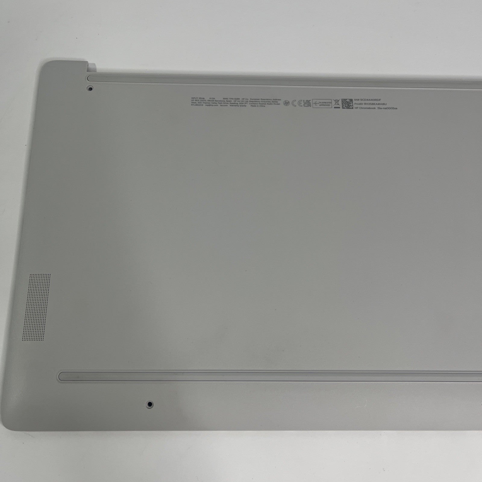HP Chromebook 15a-na0005sa 15a-na Series Bottom Base Lower Case Cover  TSC380GWB