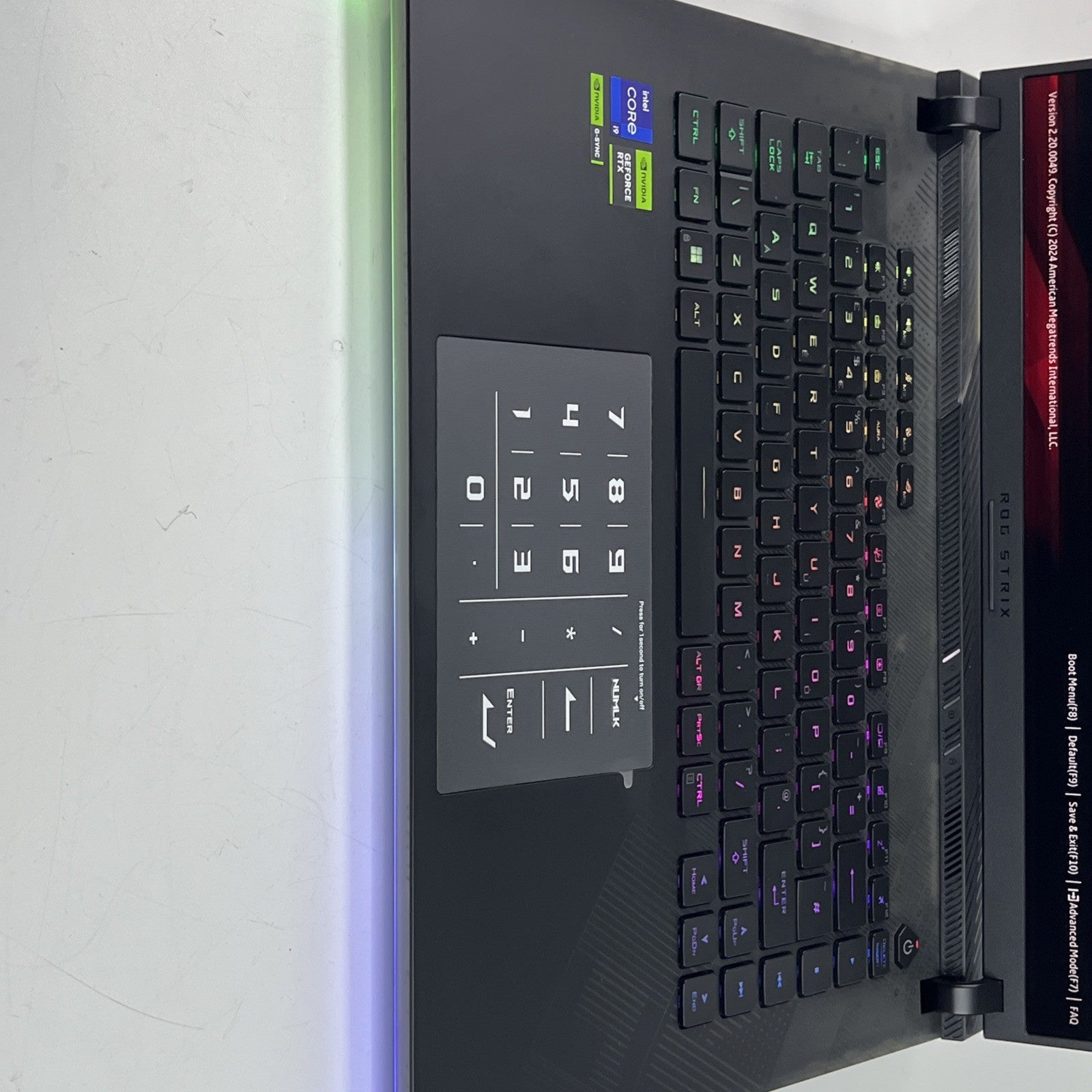 ASUS ROG Strix SCAR 16 i9-14GEN RTX 4080 32GB RAM  1TB SSD G634JZR 2024.Grade  A