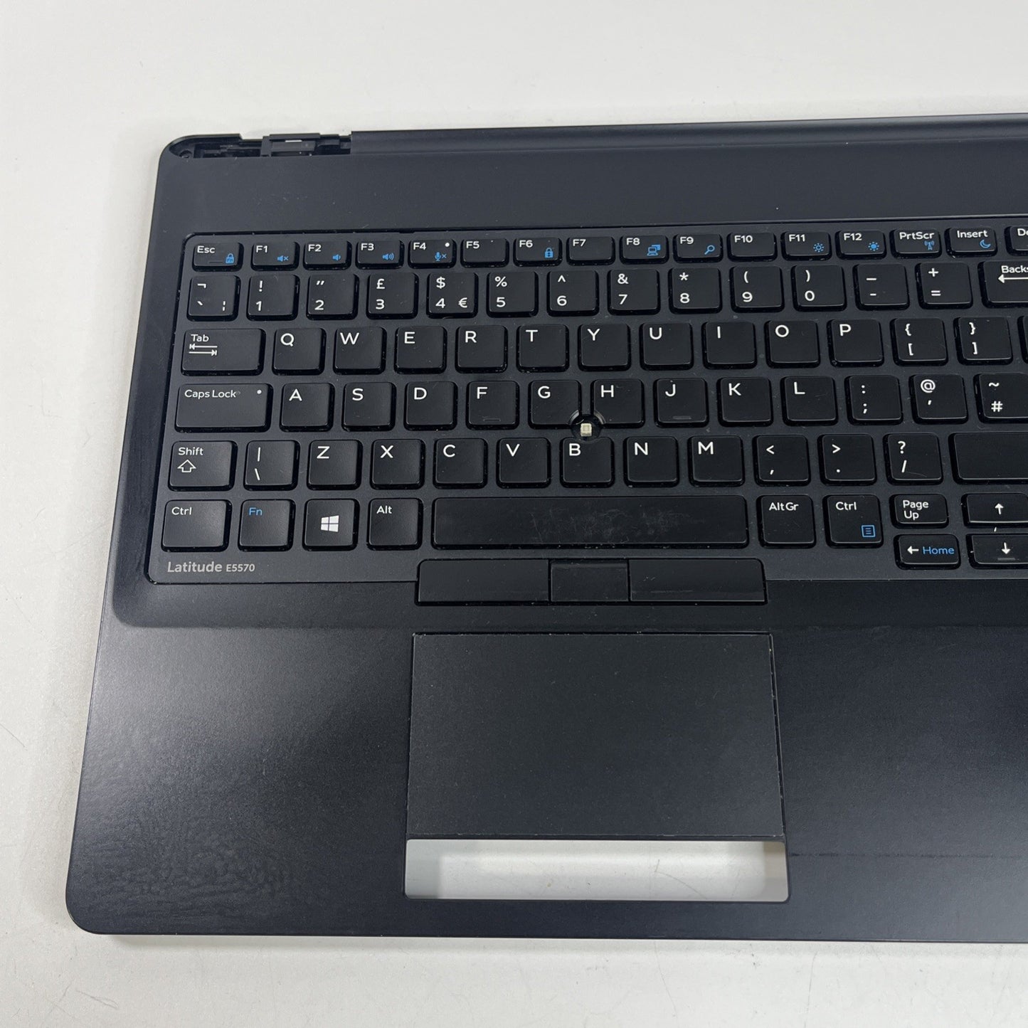 Genuine Black Dell Latitude E5570 Palmrest , Touchpad & Speakers. Missing Keys.