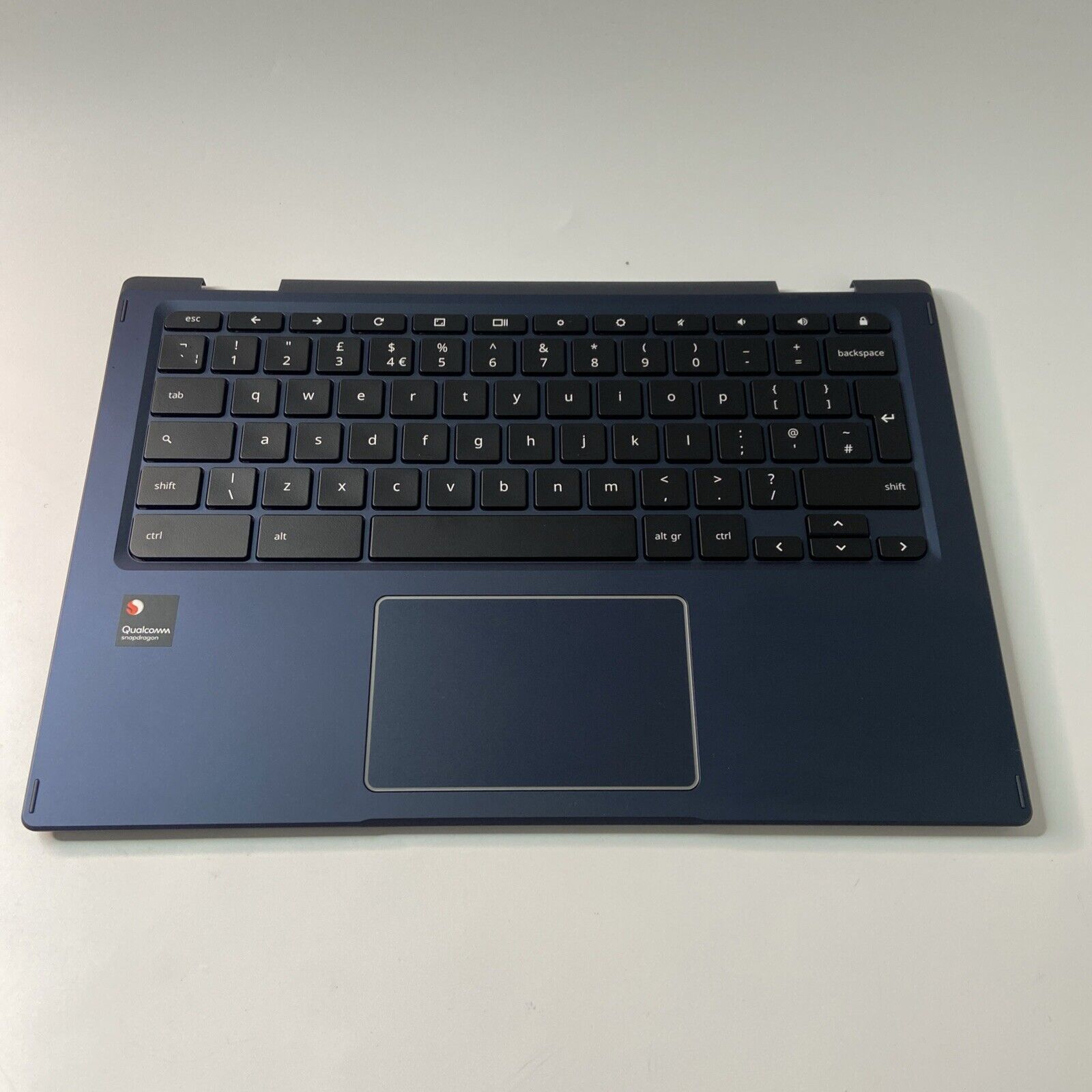 Genuine Acer Chromebook Spin CP513-1H Complete Palmrest UK Keyboard Blue