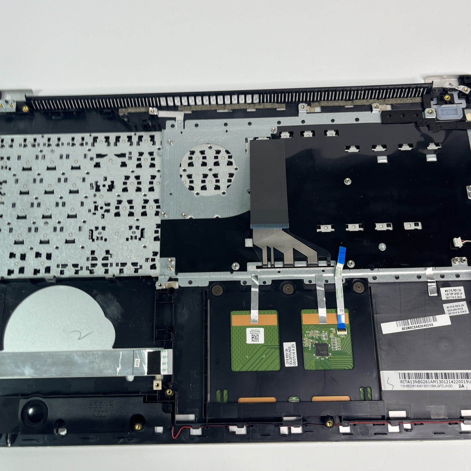 Genuine Silver Asus K551L Complete Palmrest, Keyboard,Usb Board & Spk 13NB0261AM