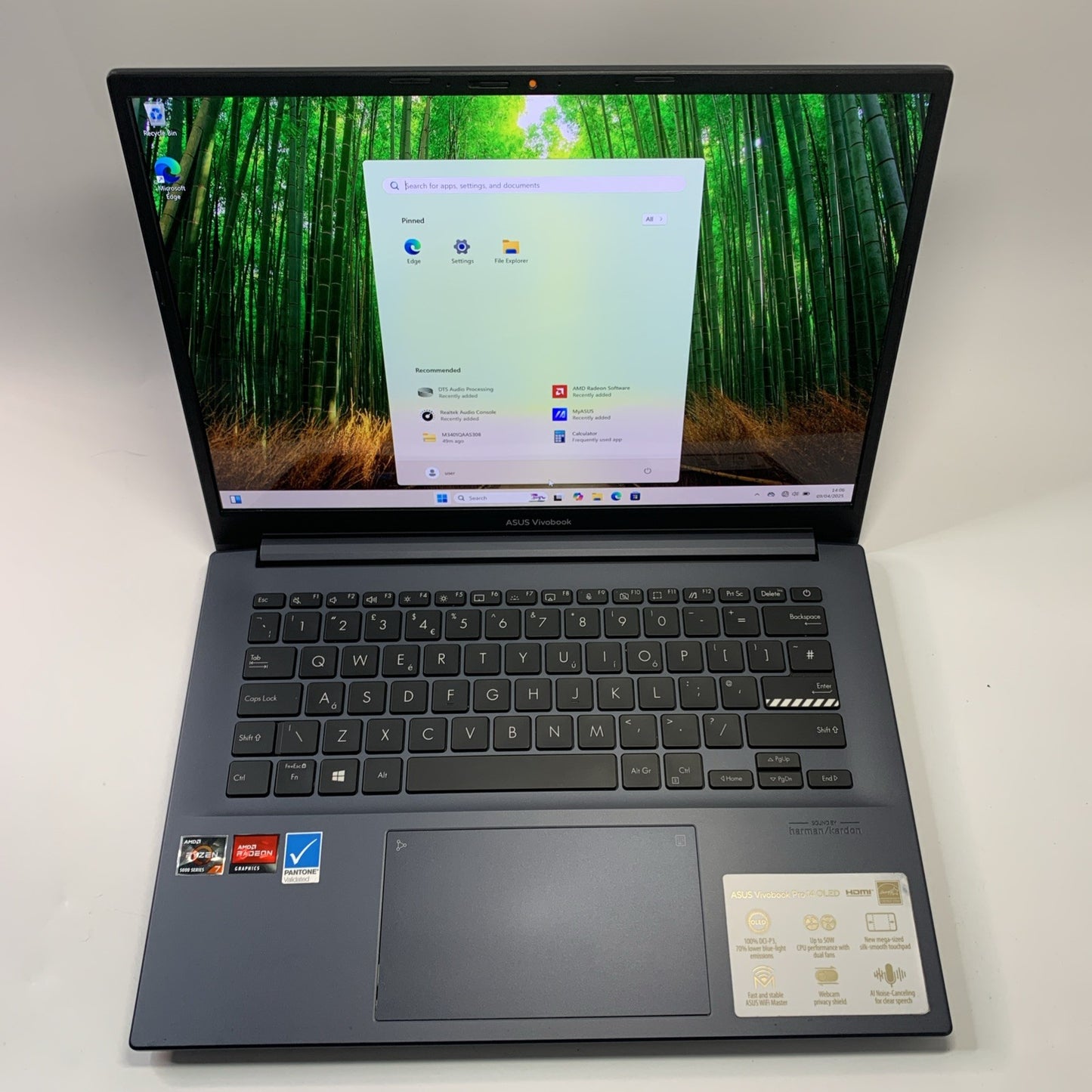 Asus Vivobook Pro 14 M3401Q OLED Ryzen 7-5800H 16GB 512GB SSD Windows 11 Laptop