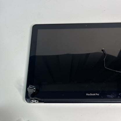 Silver APPLE MACBOOK PRO A1278 13” MID 2012   Top Lid And Screen Assembly