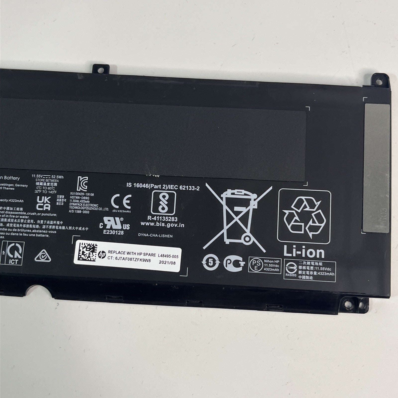 Genuine PG0XL  Hp Pavilion 15-Dk2029na  Battery, Battery Health Good