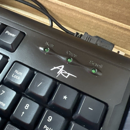 Classica Plus AK-45CU Wired Computer Keyboard UK Layout BLACK