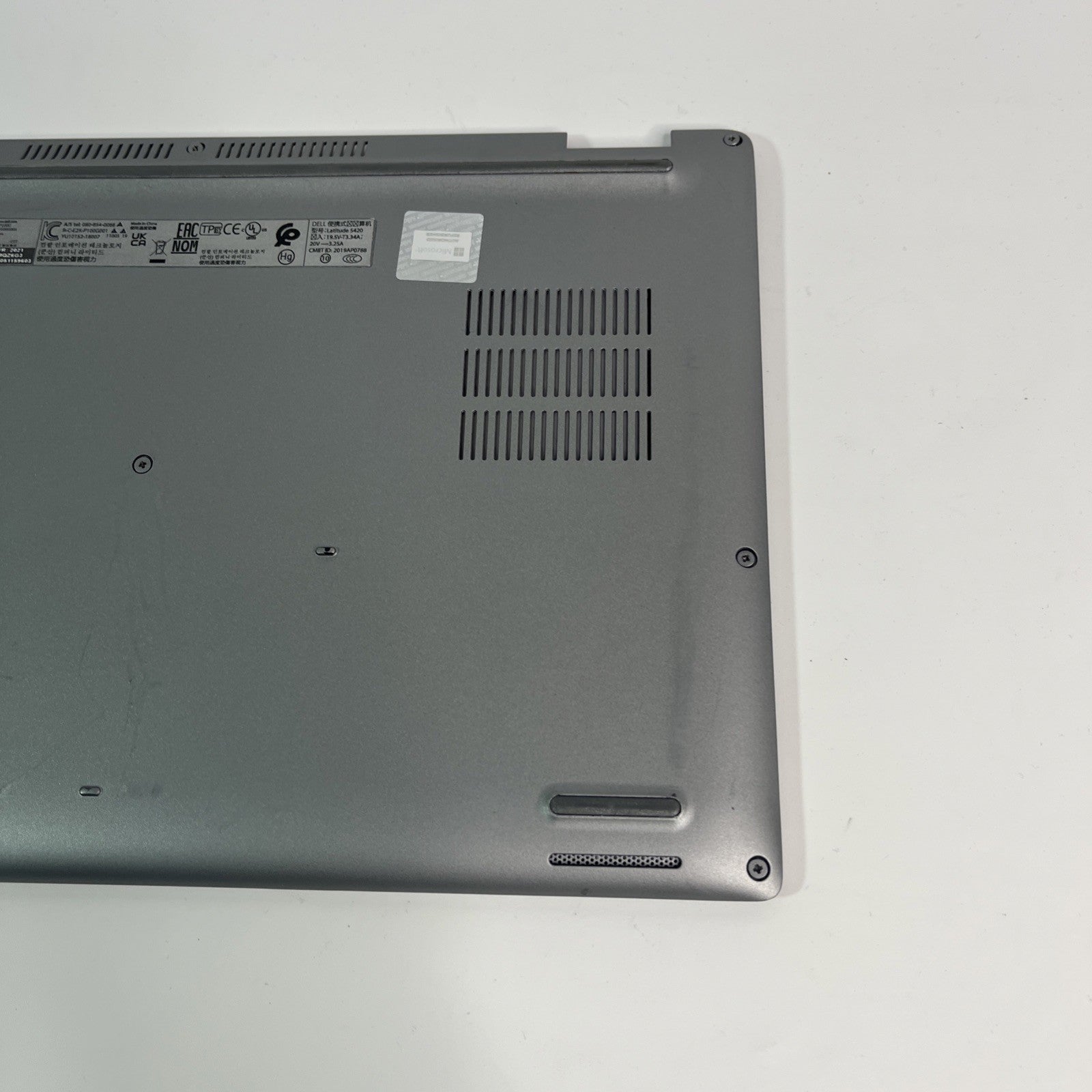 Genuine Silver Dell Latitude 5420 Bottom-base Cover Cn-063DTN-JTD00. Grade C
