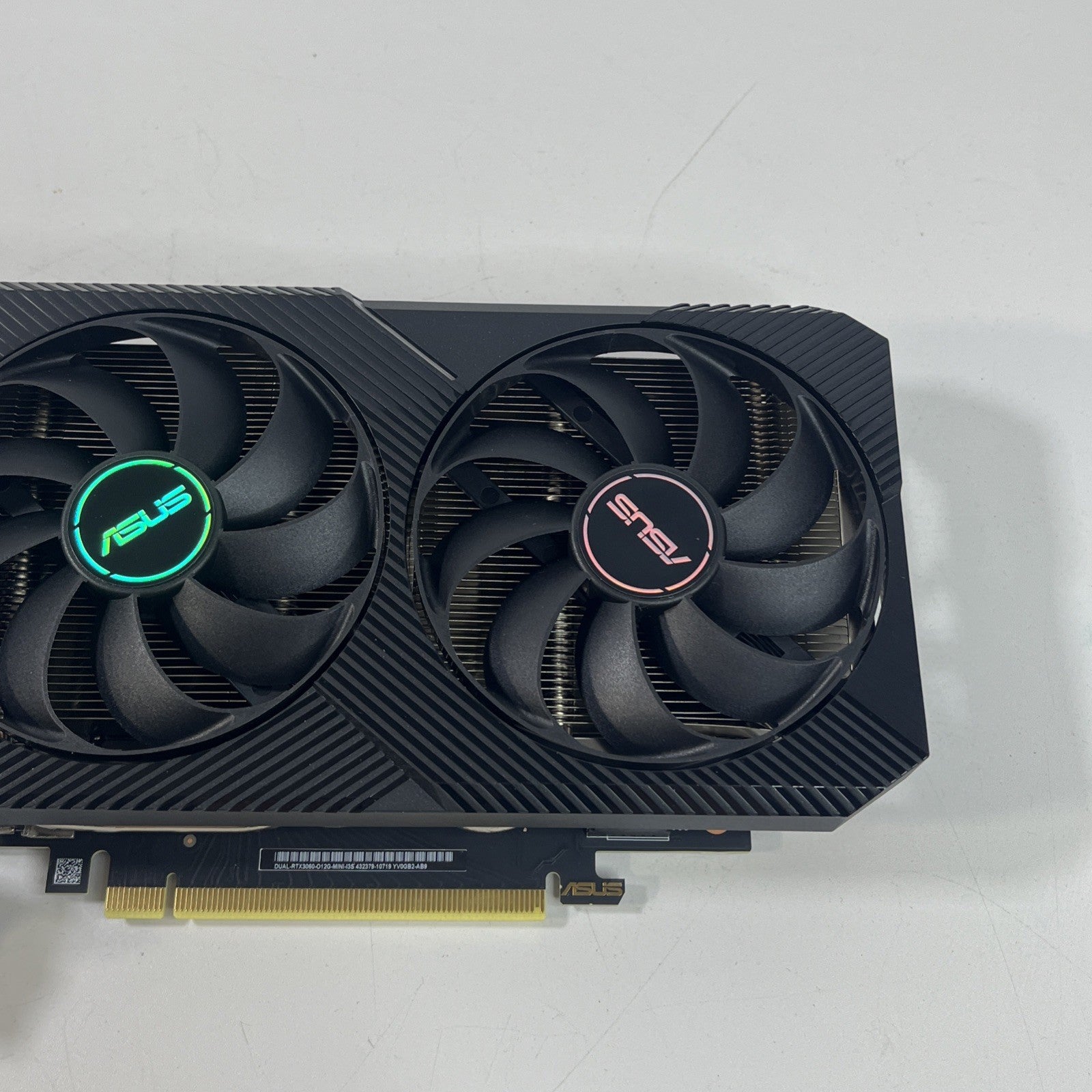 ASUS Dual GeForce RTX 3060 OC V2 12GB GDDR6 Graphics Card. Dead