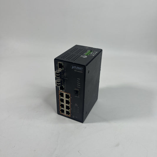 PLANET ISW-1022MPT 8-Port 10/100Mbps + 2-Port Gigabit TP/SFP Combo PoE Managed 