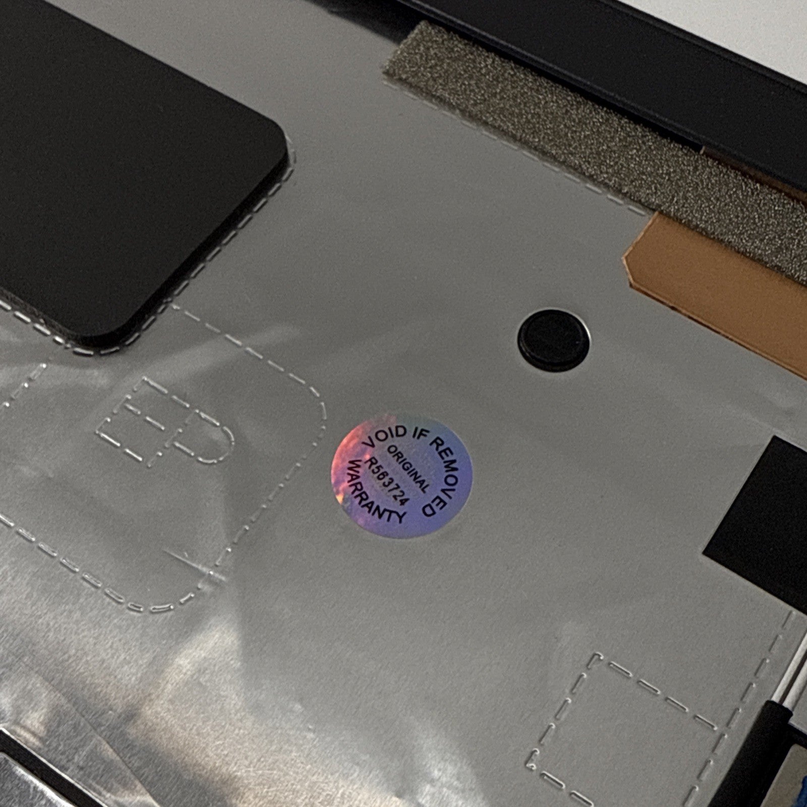 Genuine Dell Latitude 5420 Top Lid Cover AP30K000403 0DW98X - Silver