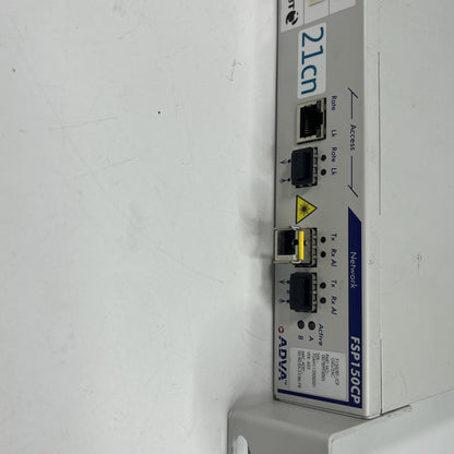 Adva FSP150CP Optical Networking Ethernet Switch F150/BT-CP/GIG/2AC 0078993005