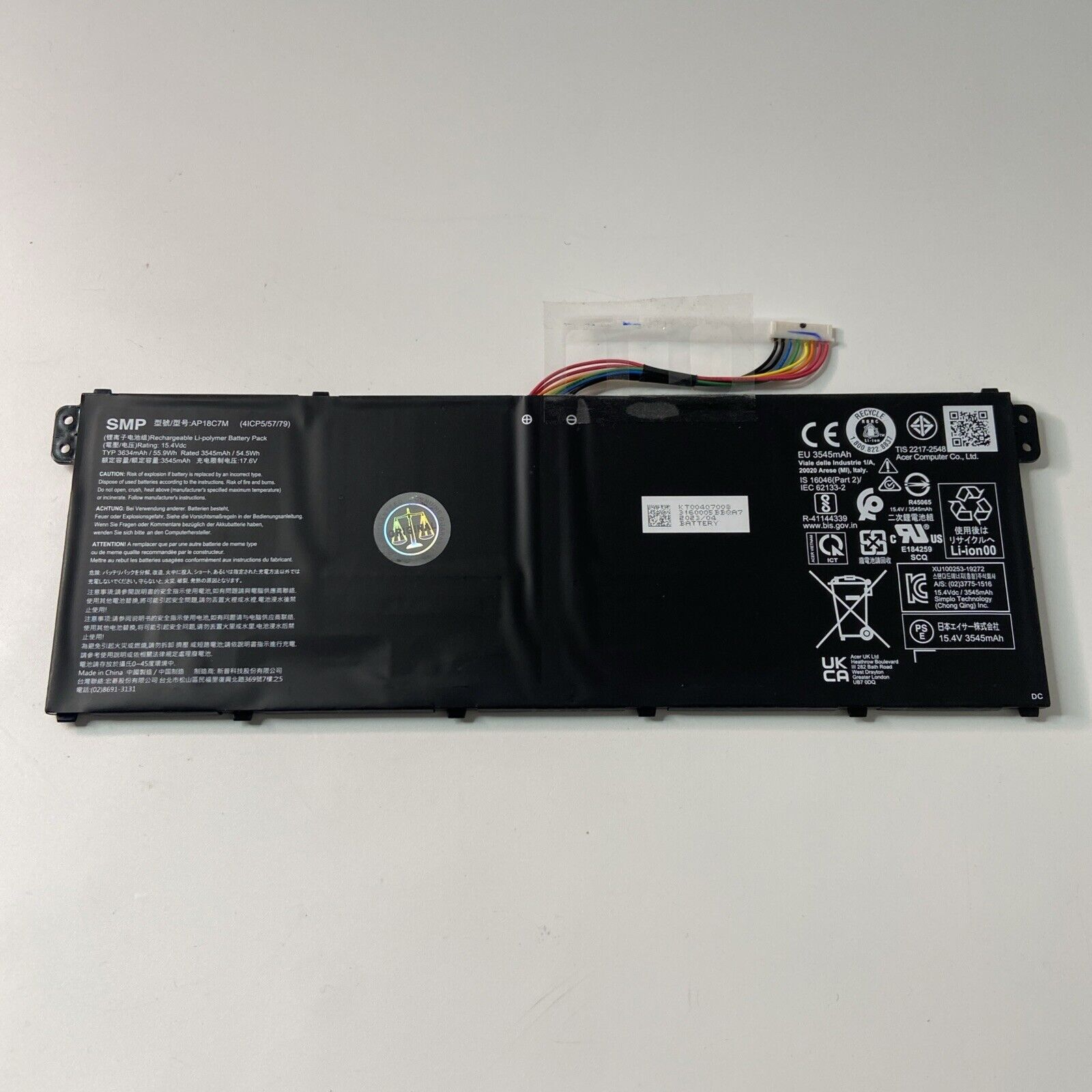 Genuine Acer Chromebook CP514-1H Chromebook CB317-1H Series Battery