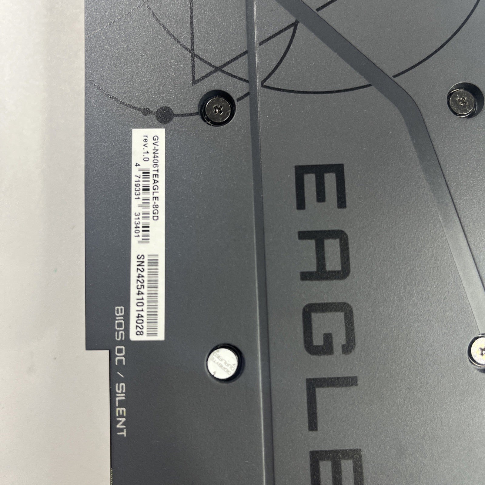 GIGABYTE GeForce RTX 4060  Ti Eagle OC 8GB GDDR6X  Working