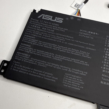 Genuine Asus CX1500CKA-1B Series Laptop Battery C21N2017 2ICP4/59/134 5428mAh |
