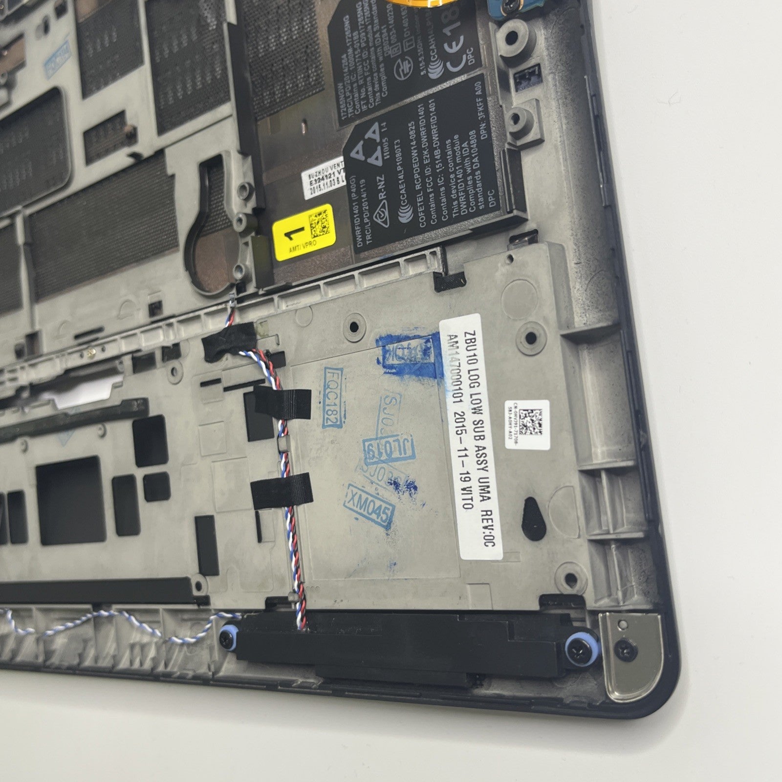 Genuine Black Dell Latitude E7450 Base Bottom Chassis Case Base  HVJ91 0HVJ91