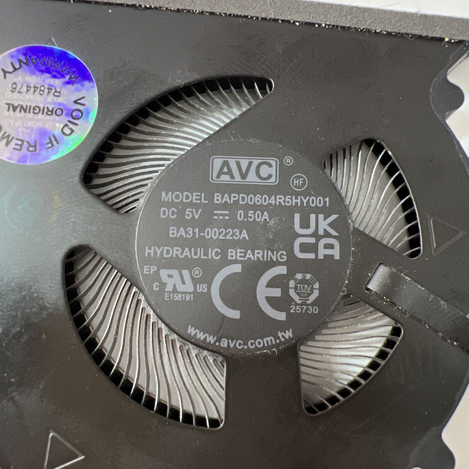 Samsung Galaxy Book3 Pro 360 NP965QFG Cooling Fan BA31-00223A 