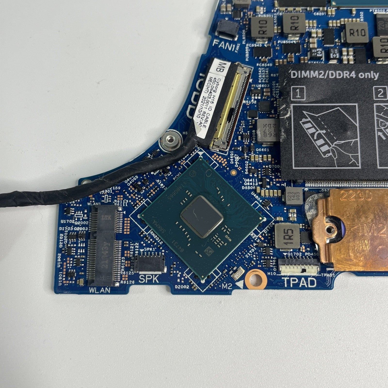 Genuine Dell Inspiron 15 7510 i7-11800H Mortherboard RTX 3050 Working 
