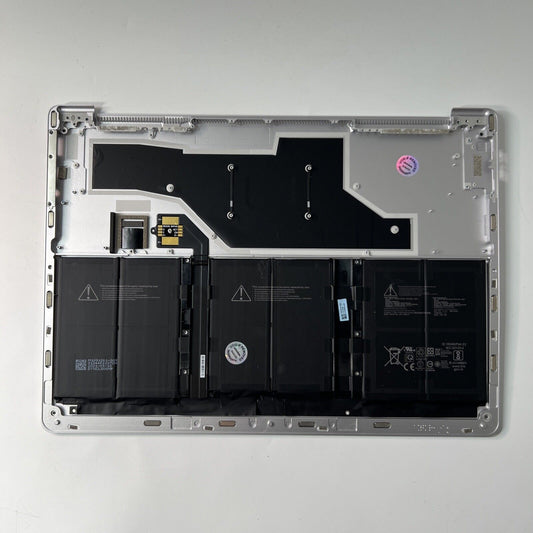 Microsoft Surface 4 1958 Bottom Base Cover Silver + Battery DYNT02 (SMALL CHIP)
