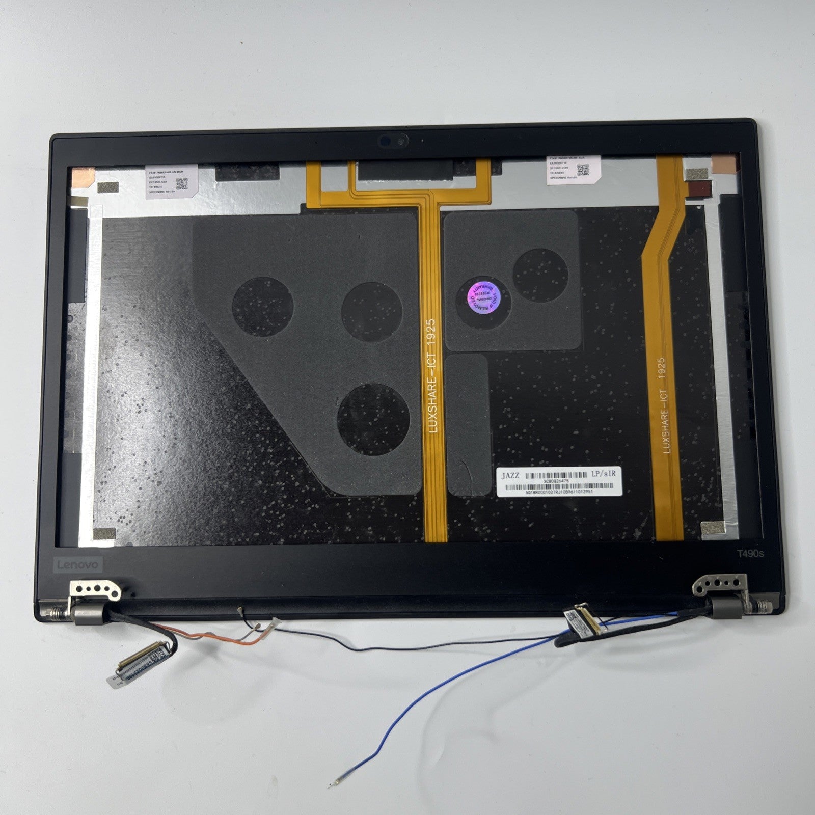 Lenovo ThinkPad T490S T14S LCD Rear Top Lid Back Cover & Screen Bezel