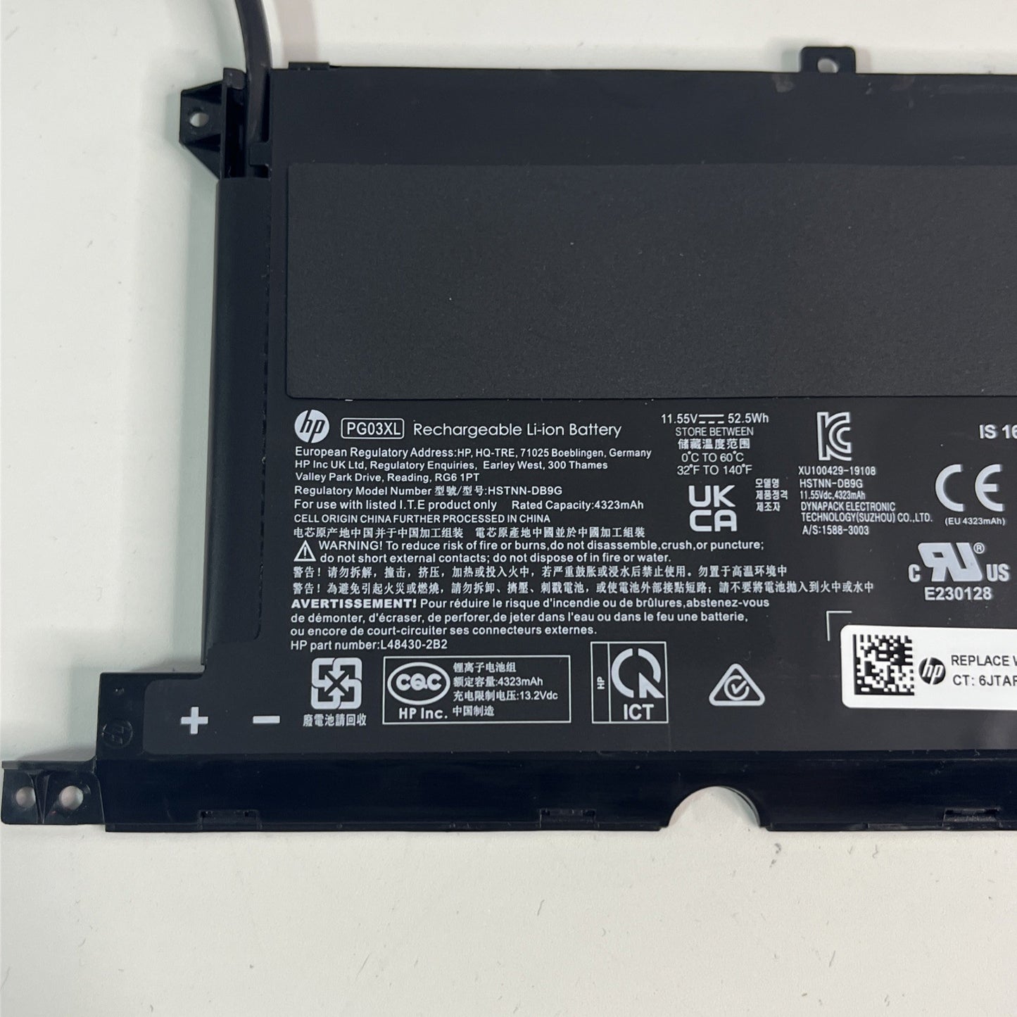 Genuine PG0XL  Hp Pavilion 15-Dk2029na  Battery, Battery Health Good