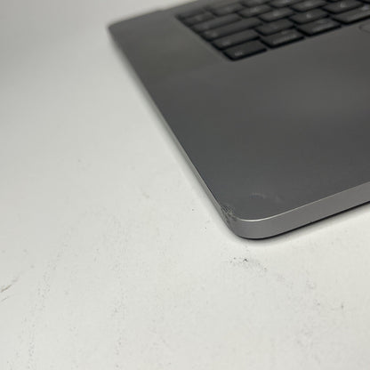 Genuine MacBook Pro16" A2141-2019 Palmrest keyboard Trackpad.  Bit Crack At Side