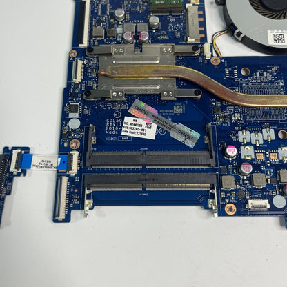 Genuine HP Pavilion 15-AY167SA Motherboard i5 7th Gen +heatsink+fan
