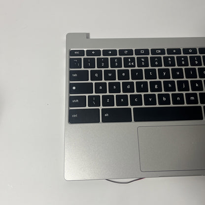 Silver Samsung Chromebook XE310XDA Palmrest, Speakers & Touchpad HQ20901811