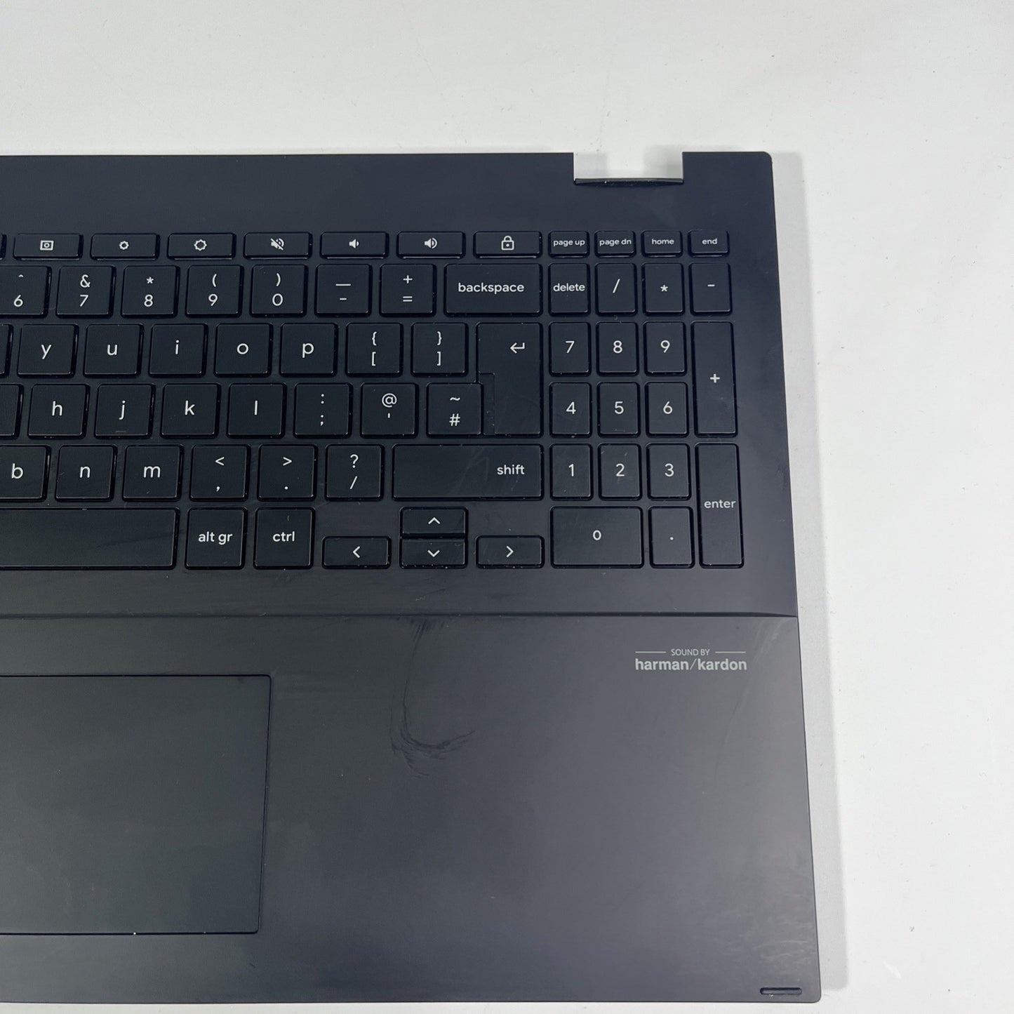 Asus Chromebook CX5501FE Palmrest Keyboard Top Case Touchpad BLACK.