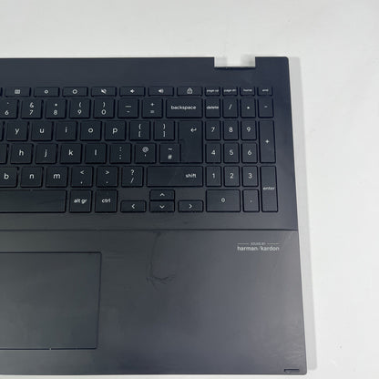 Asus Chromebook CX5501FE Palmrest Keyboard Top Case Touchpad BLACK.