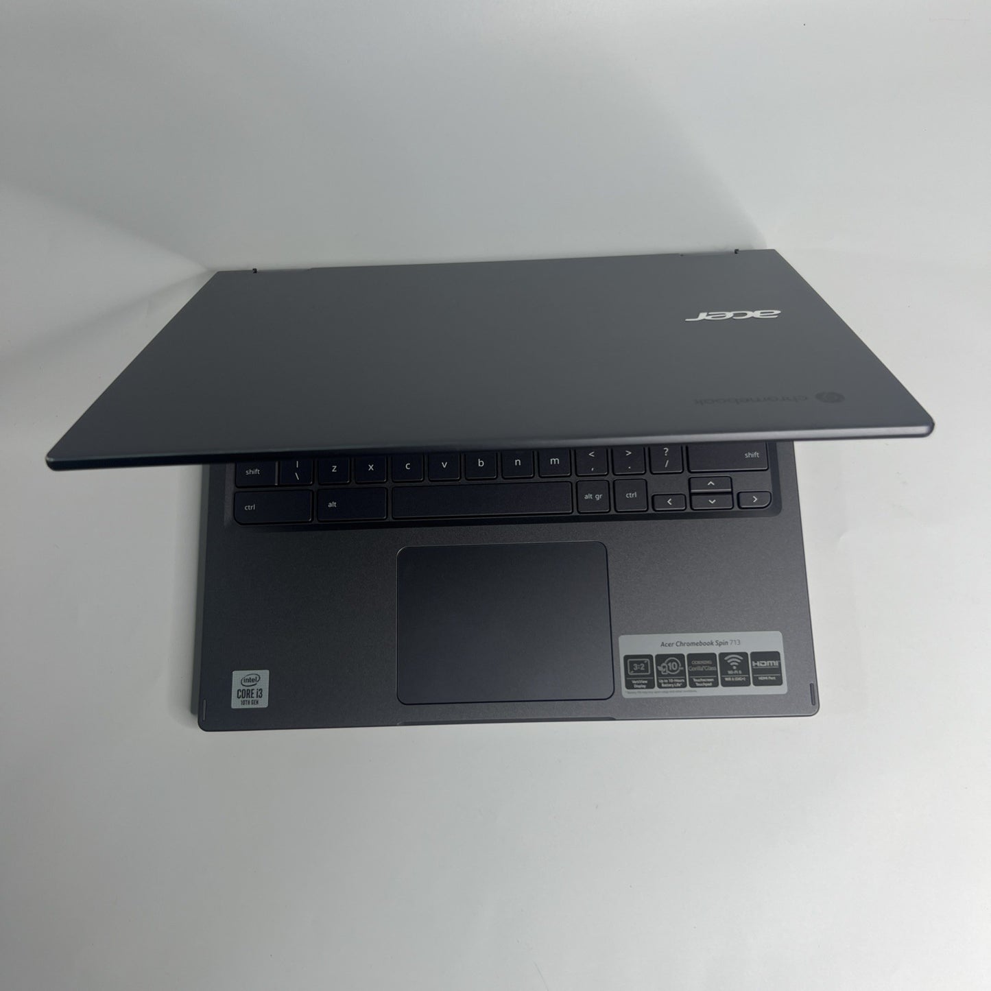 Acer Spin CP713-2W 13.5" Touch Intel Core i3-10110U 8GB Ram 128GB SSD Chrome
