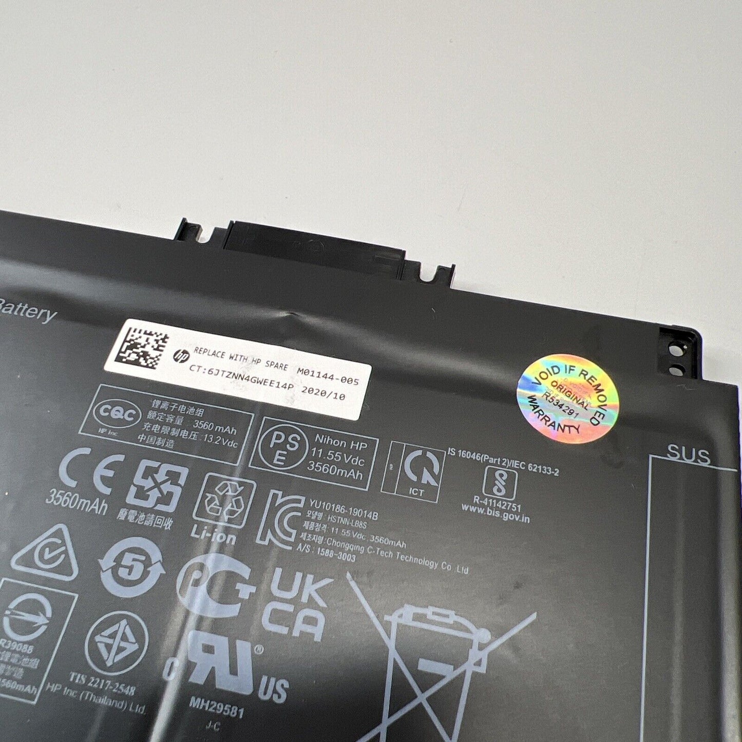 Genuine HP Pavilion 14-DV0511SA 14-DV Battery PP03XL GOOD HEALTH