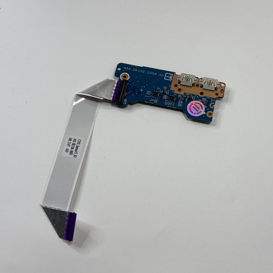 Lenovo Ideapad Flex 5 15IIL05 USB I/O Port Board 455.0K102.C004 AA & Cable