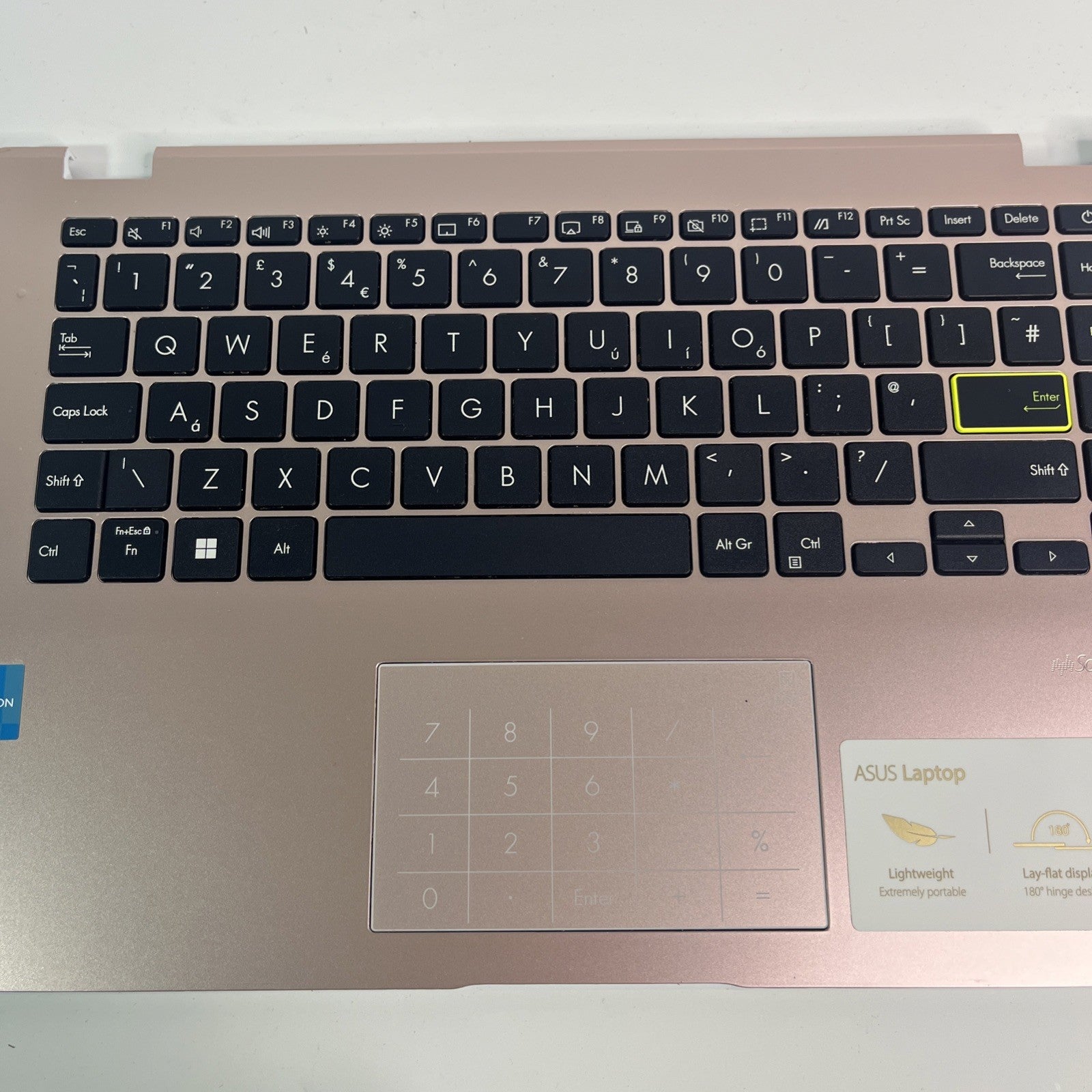 Genuine Asus Top Palmrest And  Keyboard ,E410K Rose Gold 3bbkwtajn70