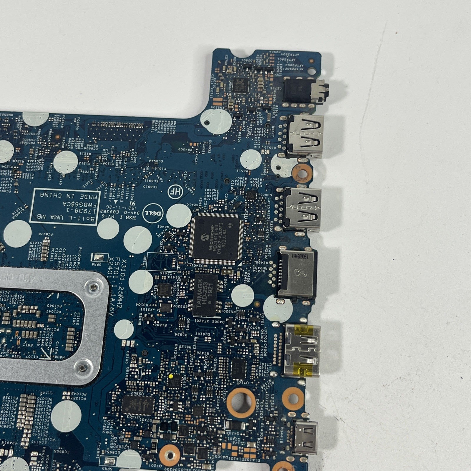 Genuine Dell Latitude 3500 Motherboard i5-8265U, CPU Cooling Fan& Heatsink.