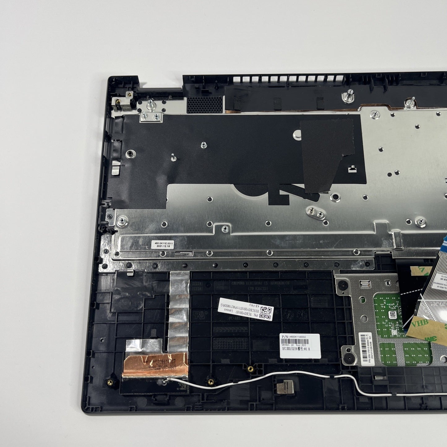 Genuine Grey Lenovo Ideapad Flex 5-15 15ITL05 Complete Palmrest Keyboard Cover