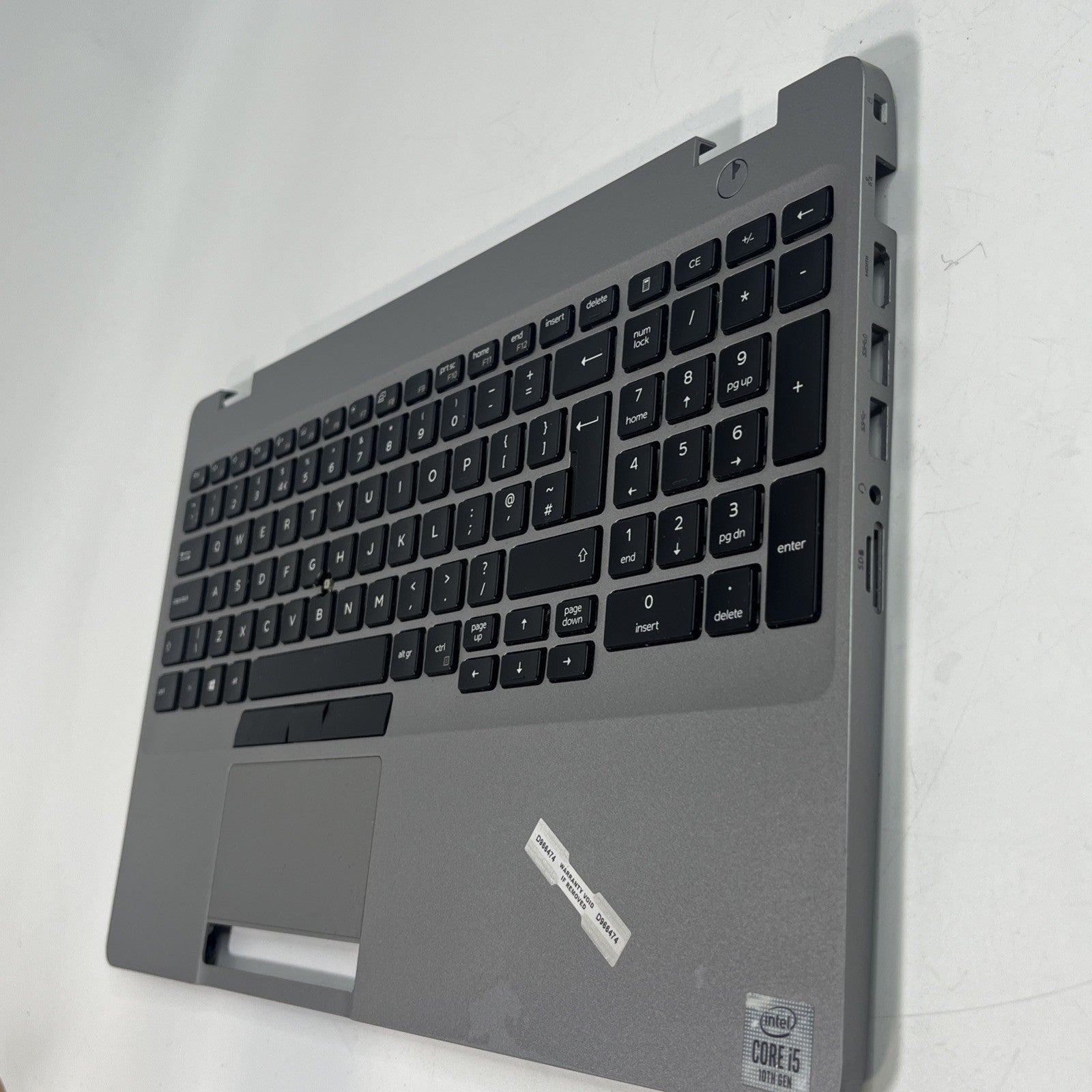 Genuine DELL LATITUDE 5510 Palmrest,keyboard,touchpad & Speakers.