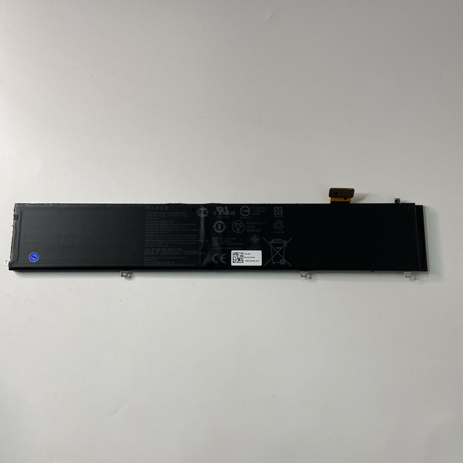 Genuine Razer Blade Advanced RZ09-0421  Battery 5209mAh 80Wh Excellent Health