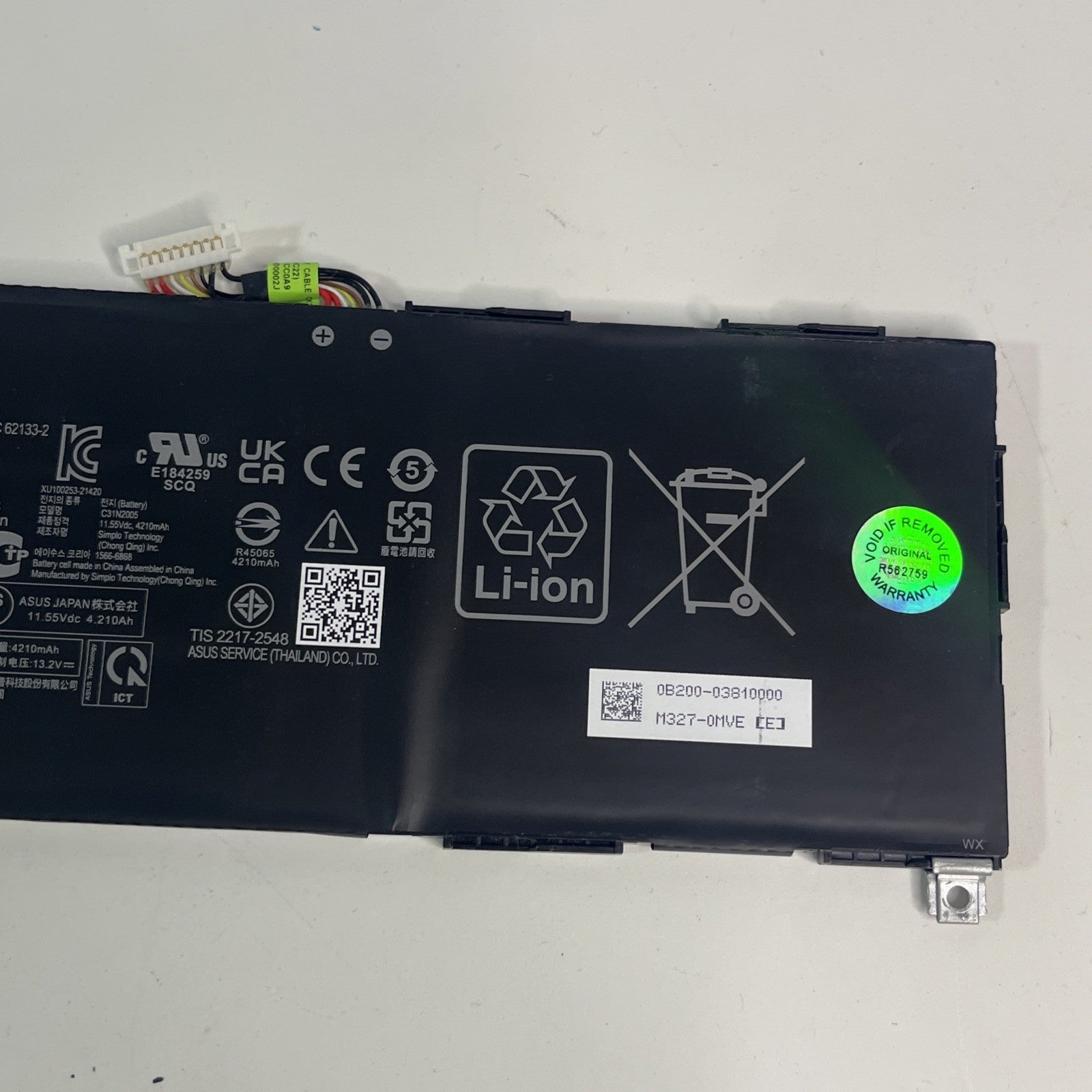 Genuine Asus C31N2005 Laptop Battery  Series. GOOD Health.