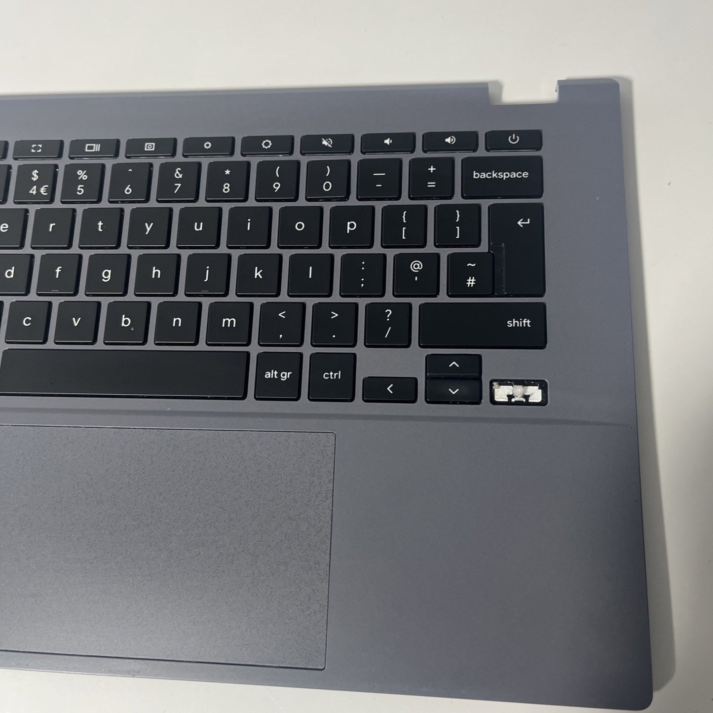 Asus Chromebook Plus CX3402CBA Complete Palmrest Assembly UK Missing Key
