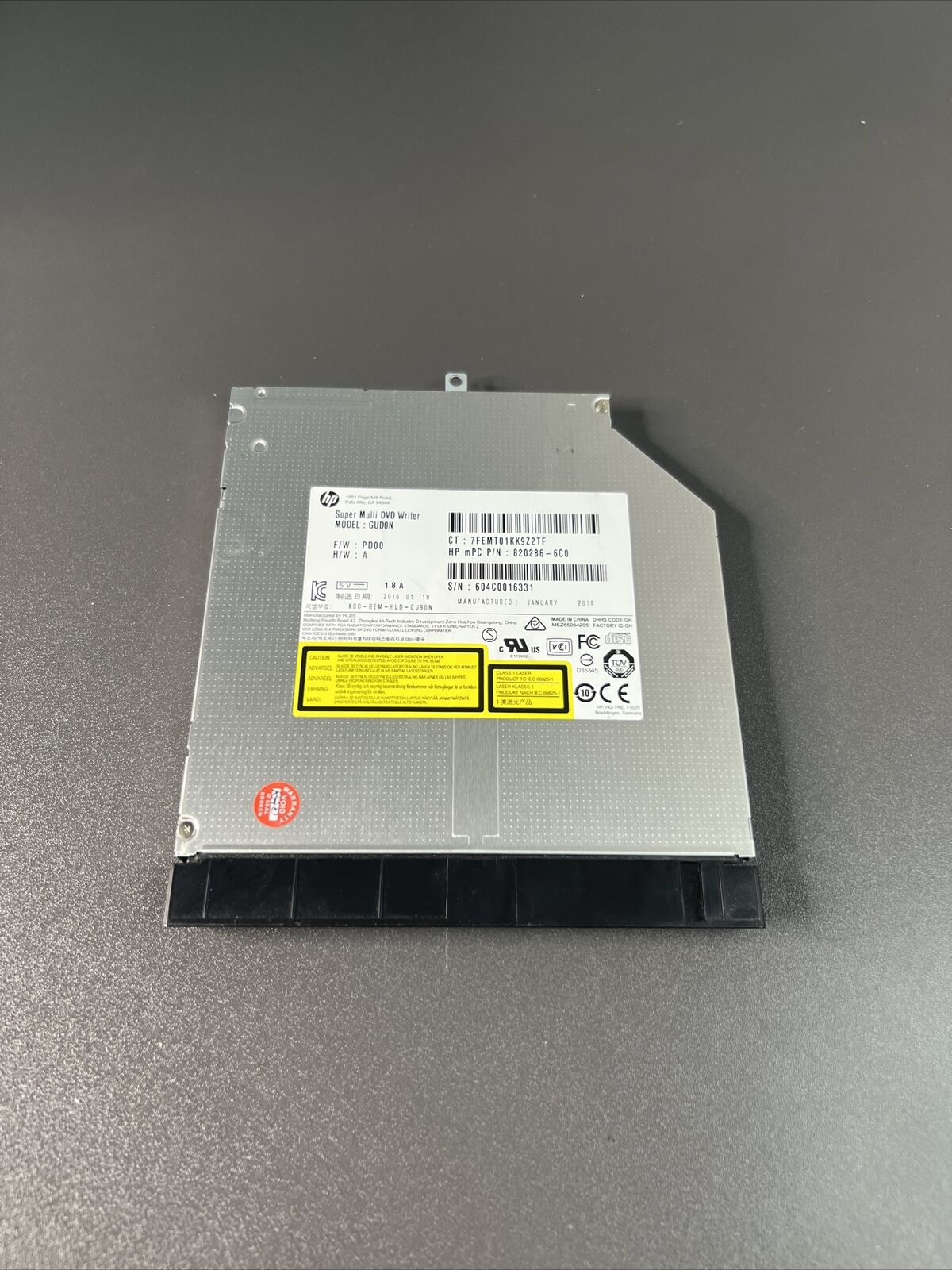 HP 15-ac series Super Multi DVD Writer Drive 15-AC149NS 820286-6C0