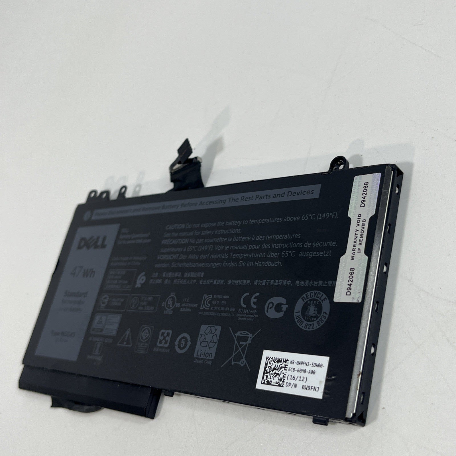 Genuine Dell Latitude E5570 Battery NGGX5 Battery Health: GOOD