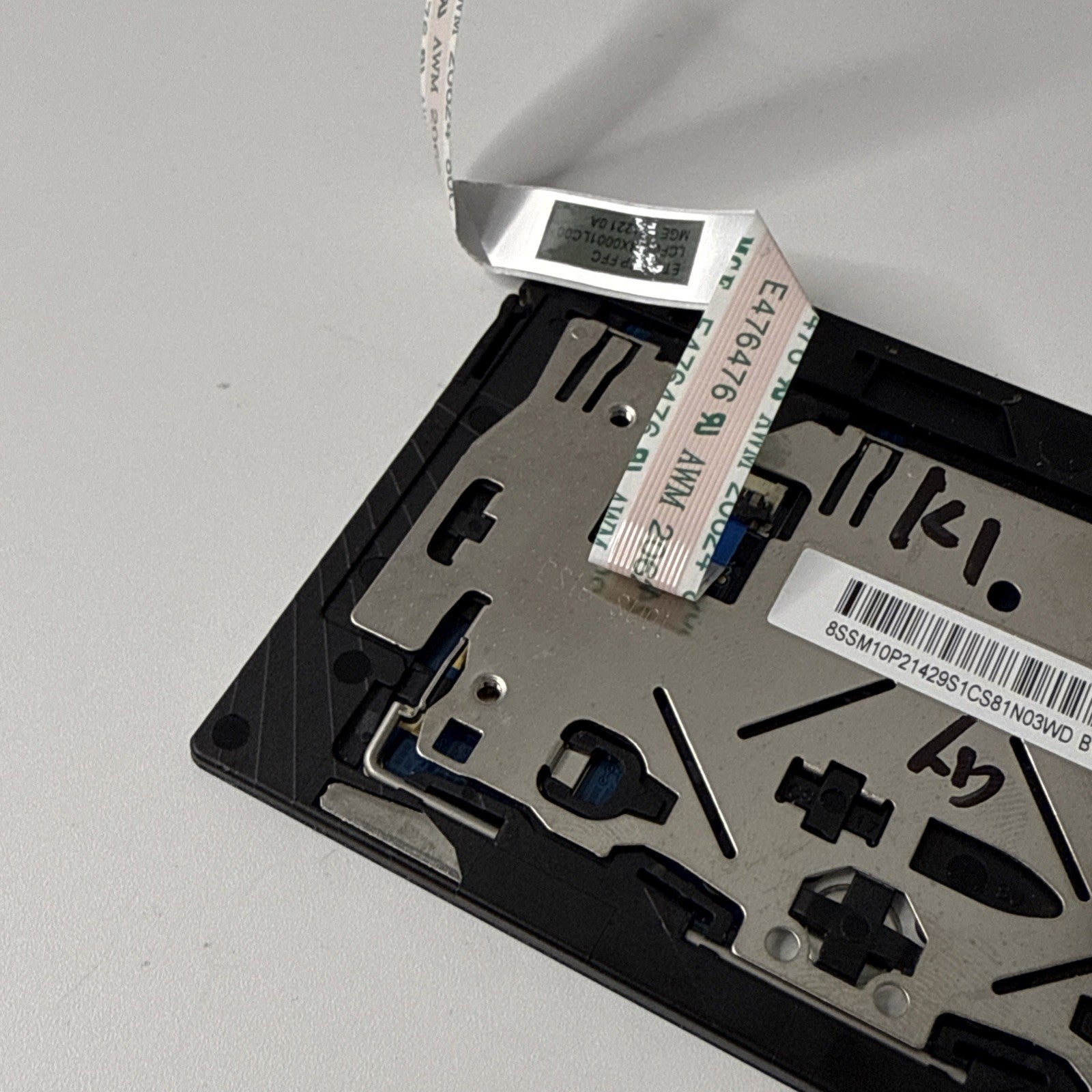 Genuine Lenovo ThinkPad T480S Touchpad Trackpad Board Black + Cable