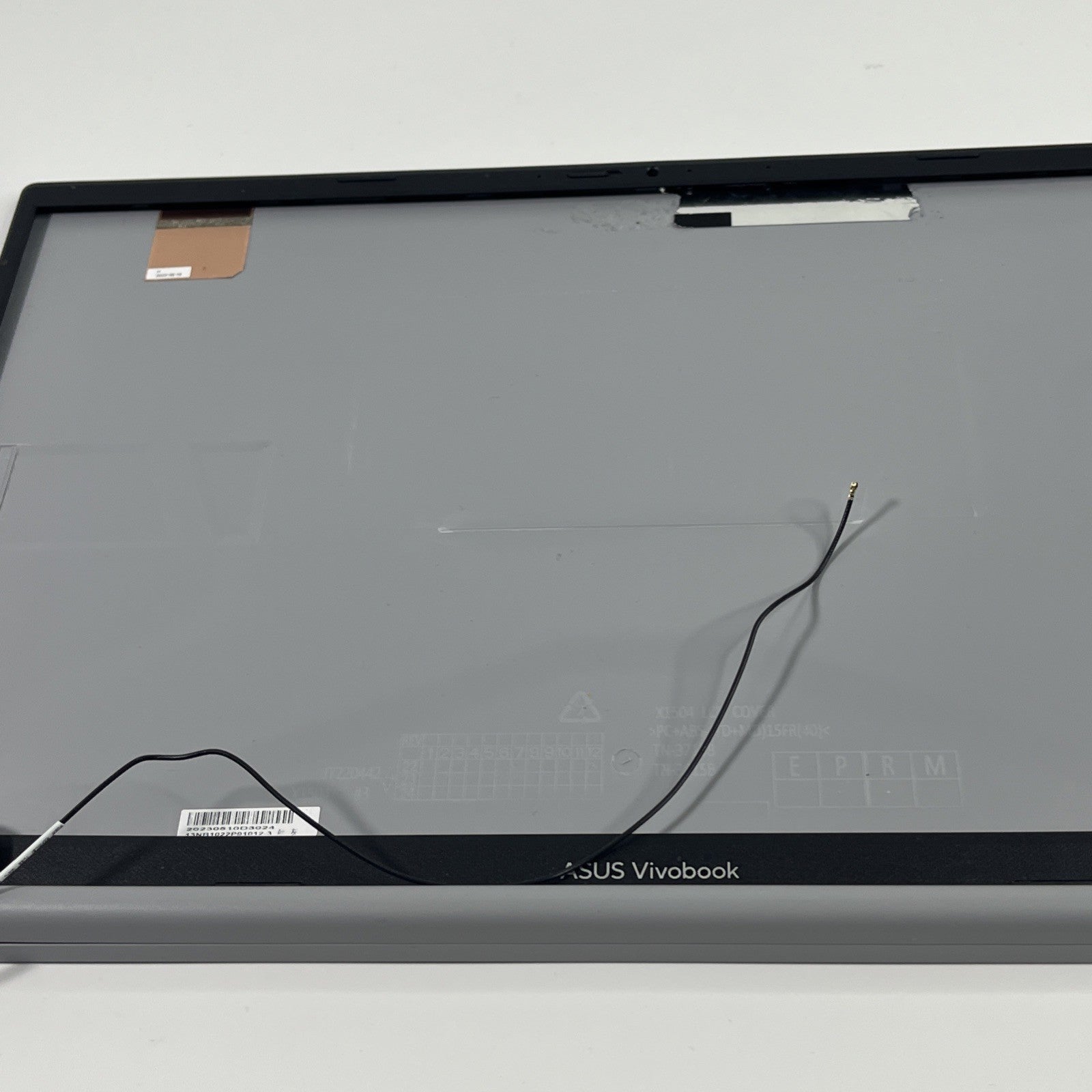 Genuine Silver Asus Vivobook 15 X1504ZA Complete Top Lid & Bezel Assembly.