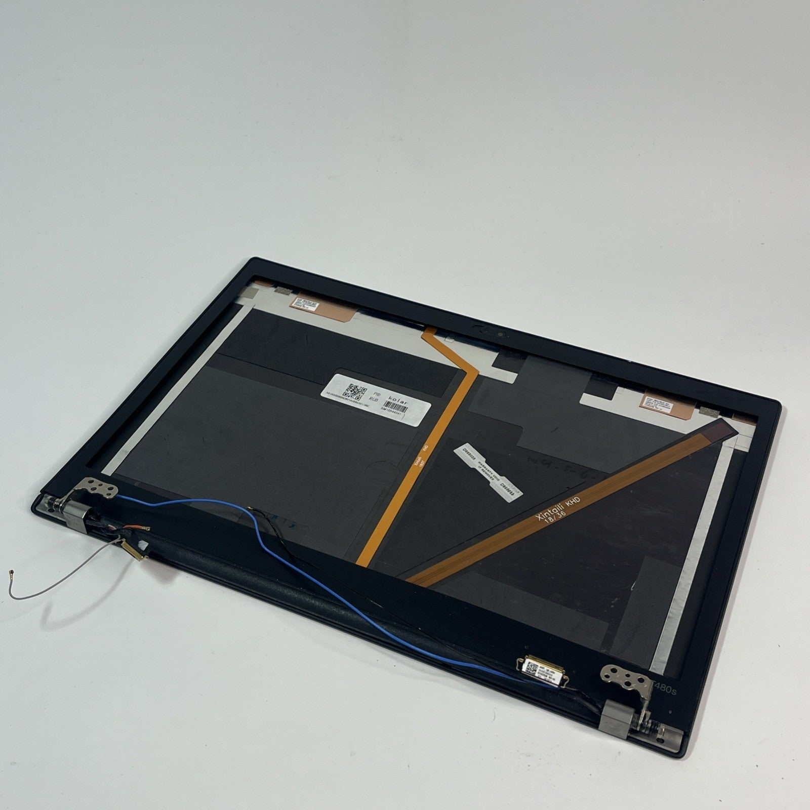 Lenovo ThinkPad T480s Series AQ16Q00060 Complete Top Lid Cover, Cables, Hinges.