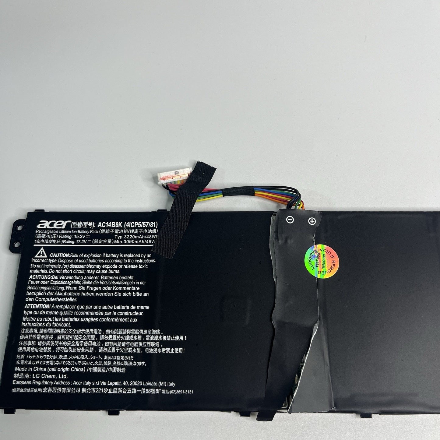 Genuine Acer Nitro 5 AN515-52 Battery 3220mAh 48Wh AC14B8K