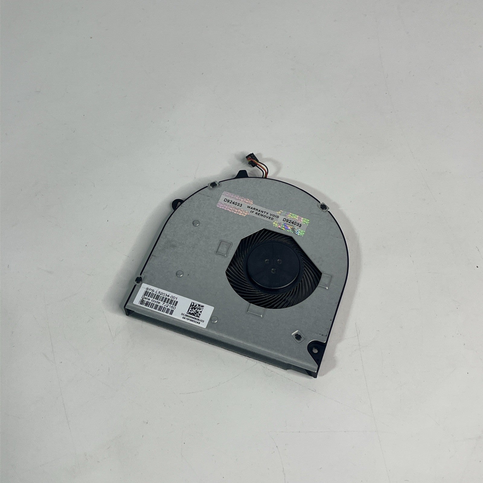 Genuine Black Hp 250 G8 Cpu Cooling Fan  Dc28000N6S0S
