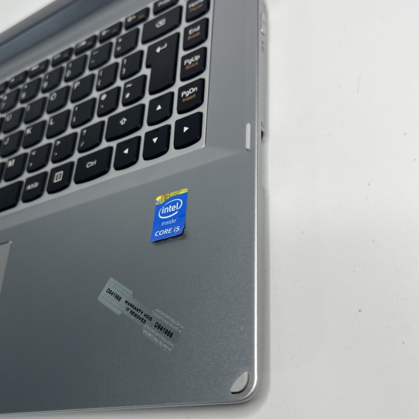 Genuine Lenovo Flex 2-14 Palmrest Touchpad UK Keyboard Assembly Silver +DC Cable