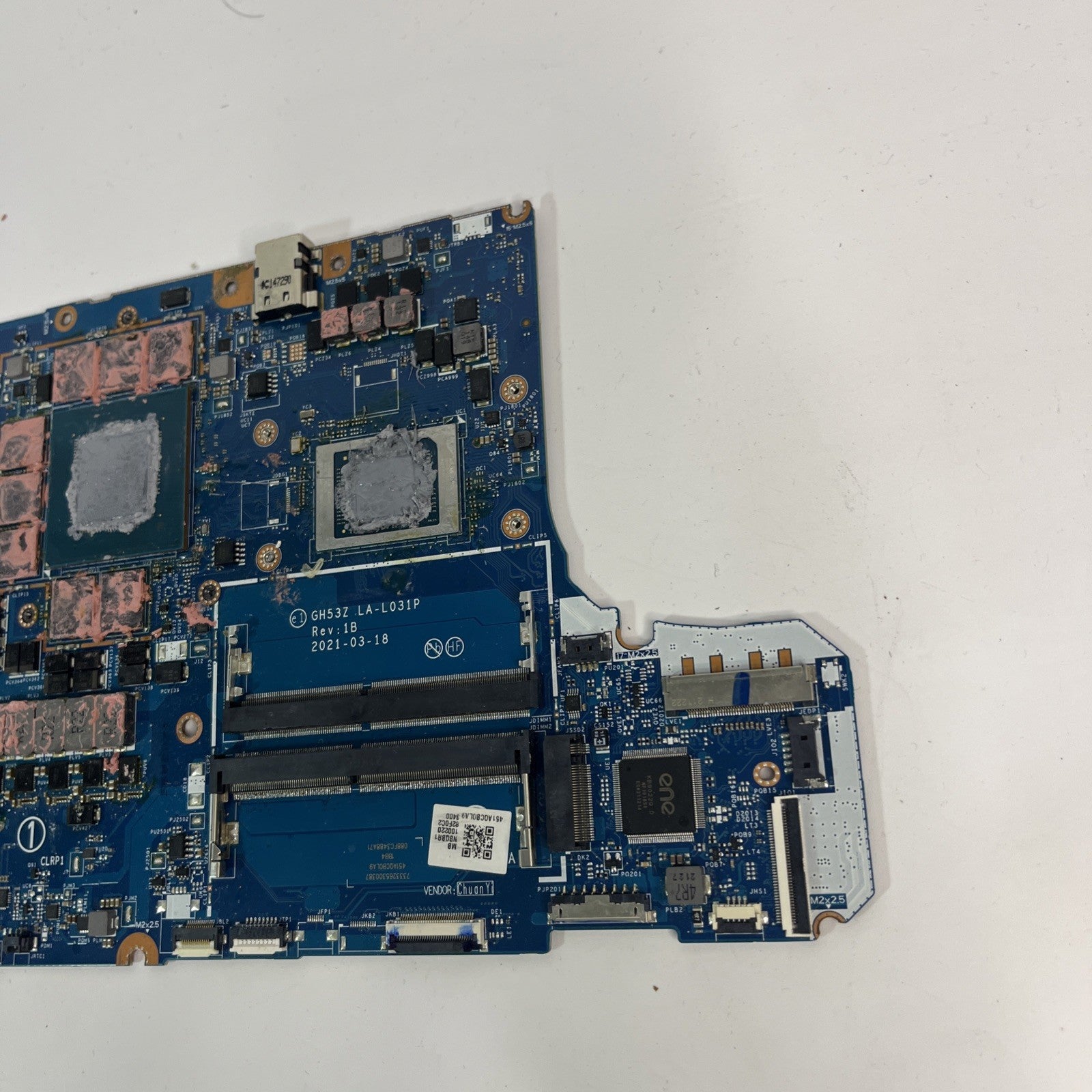 Acer Nitro 5 AN515-54 Motherboard ryzen 7 5800H RTX 3070.power Up, Keep Freezes