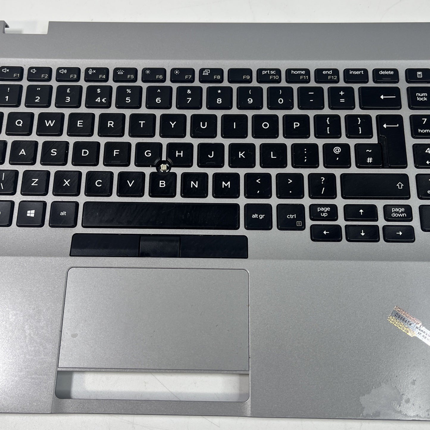 Genuine DELL LATITUDE 5510 Palmrest,keyboard,touchpad & Speakers.