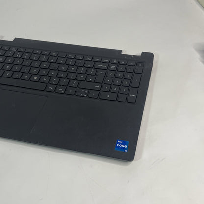Genuine Black Dell Latitude 3520 Palmrest , Touchpad & Speakers. Bit Cracked