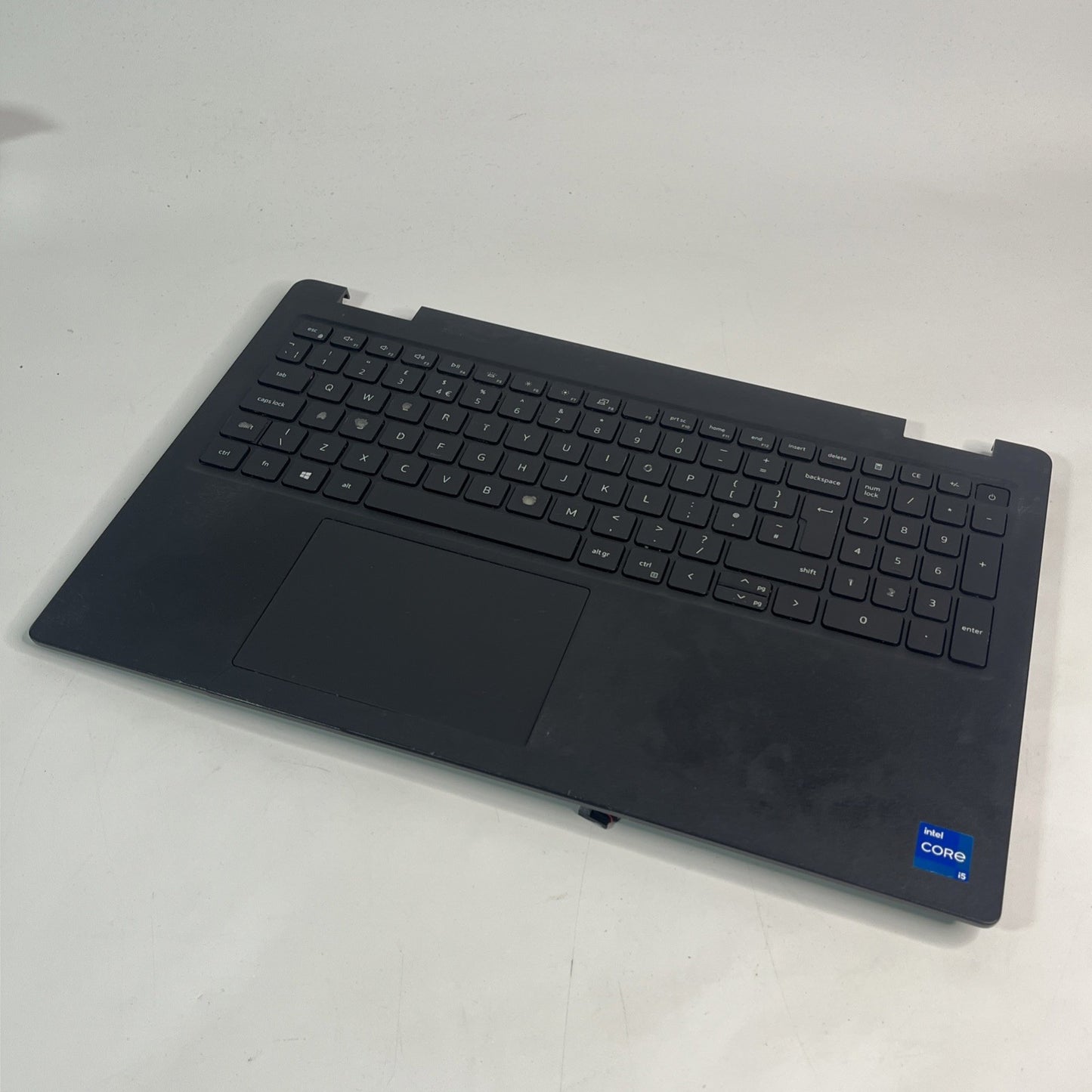 Genuine Black Dell Latitude 3520 Palmrest , Touchpad & Speakers. Bit Cracked